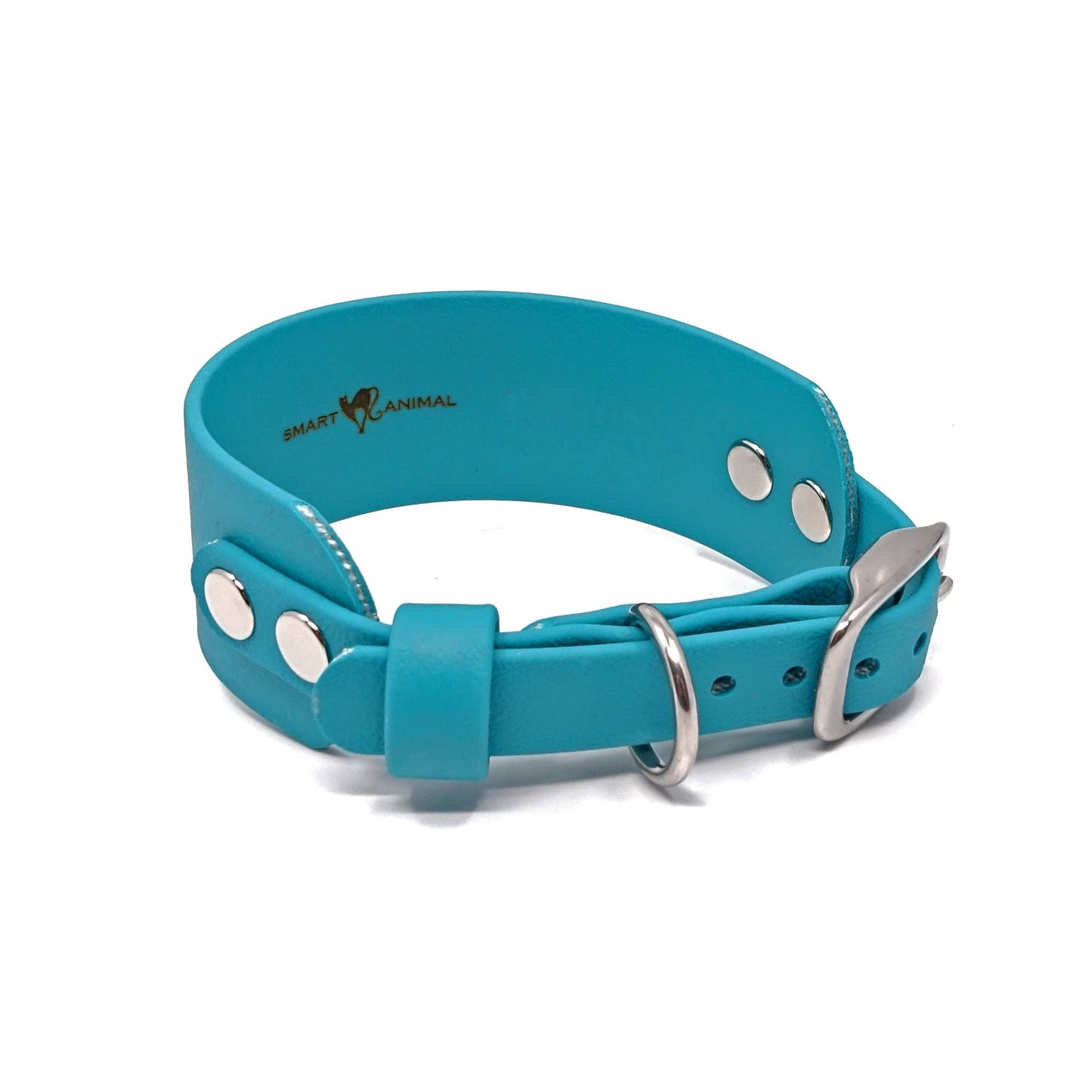 BioThane® Breithalsband für Windhunde - Azurblau