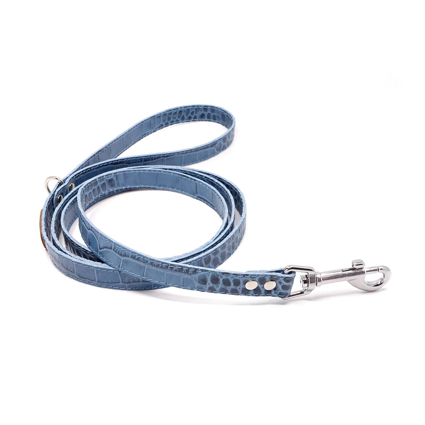 Lederleine, Länge 140 cm - Serie Maritime