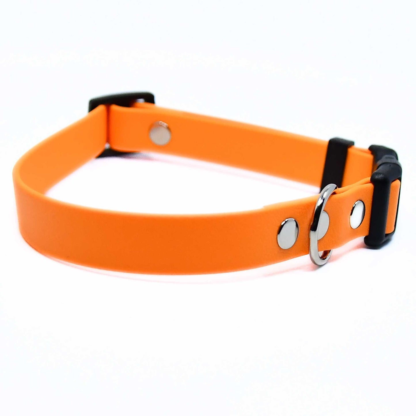 BioThane® Halsband - Sport Kollektion (Klick) - Hellorange