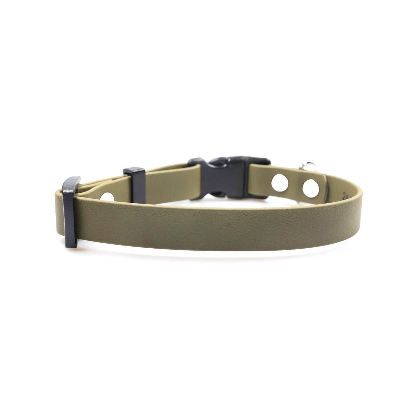 BioThane® Halsband - Sport Kollektion (Klick) - Olive