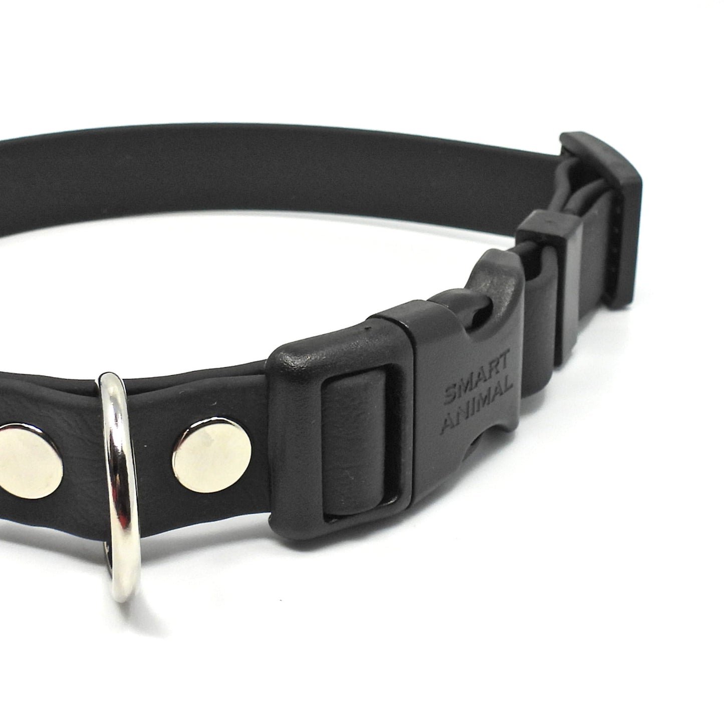 BioThane® Halsband - Sport Kollektion (Klick) - Schwarz