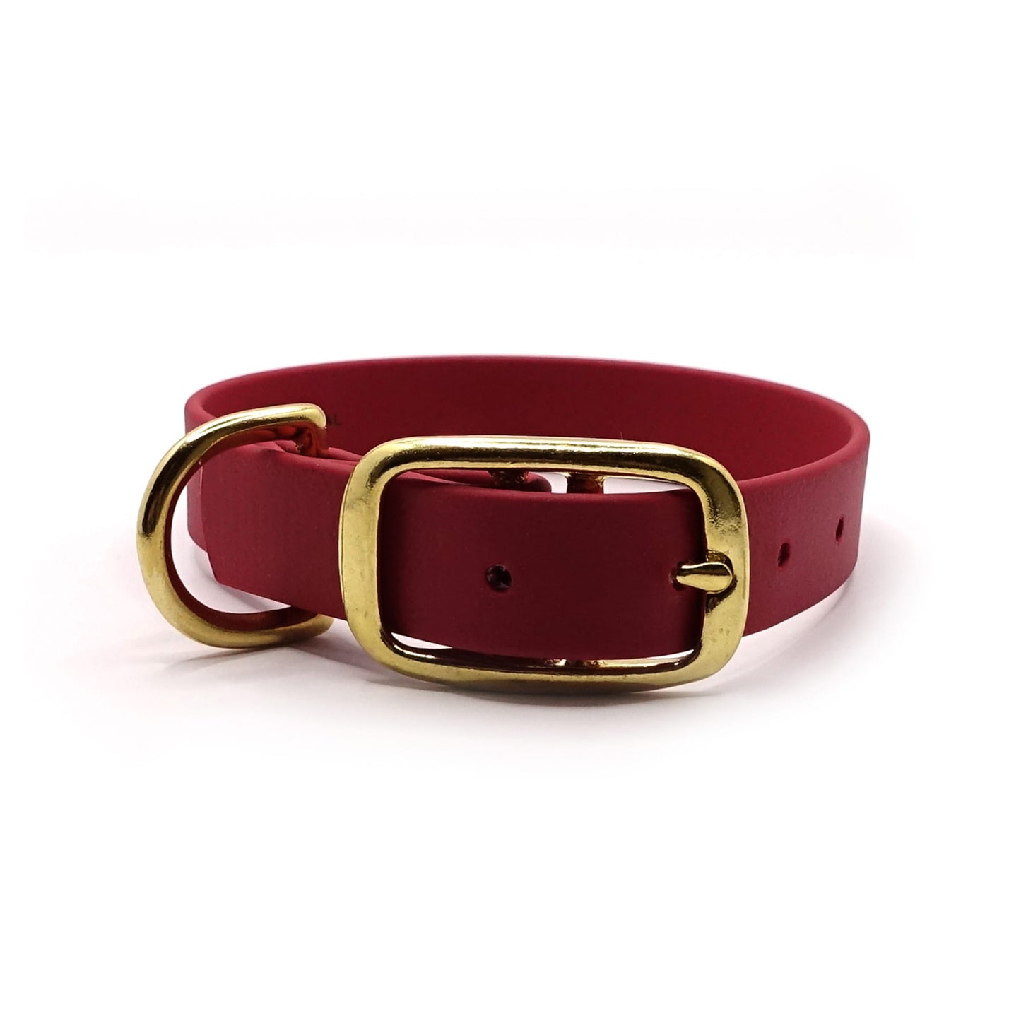 BioThane® Premium-Halsband (Prestige Sport) - Karminrot