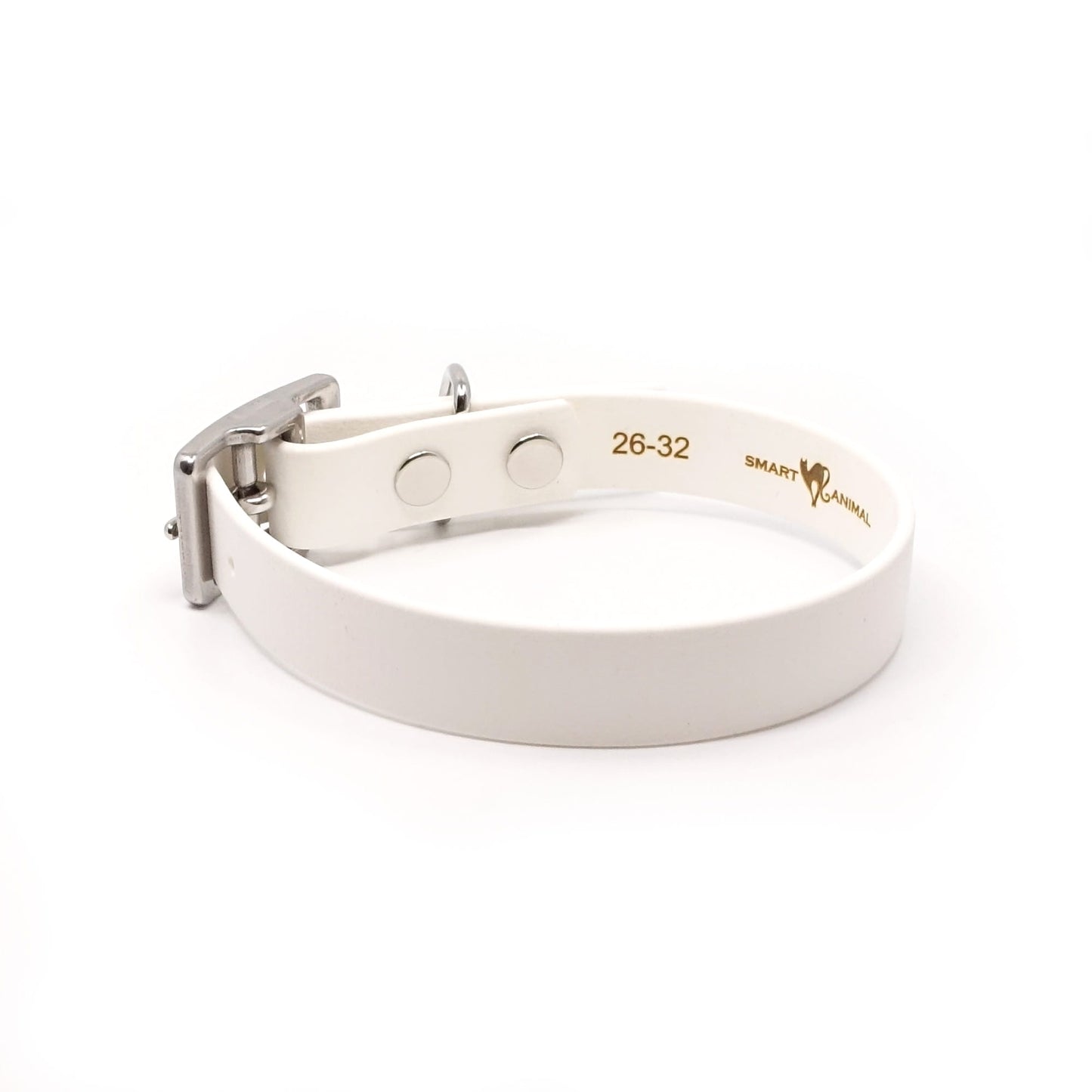BioThane® Premium-Halsband (Prestige Sport) - Weiß