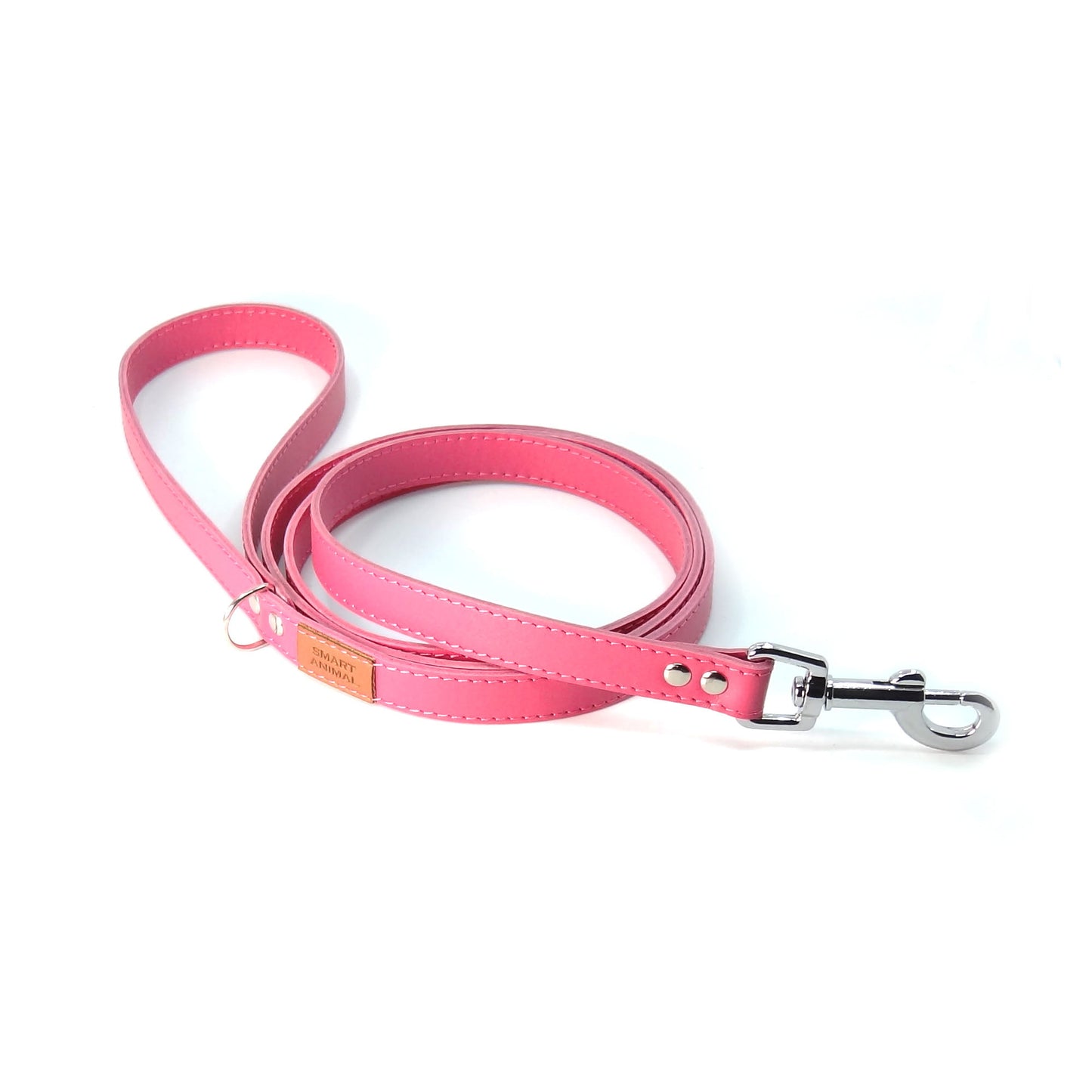 Lederleine, Länge 140 cm - Rosa