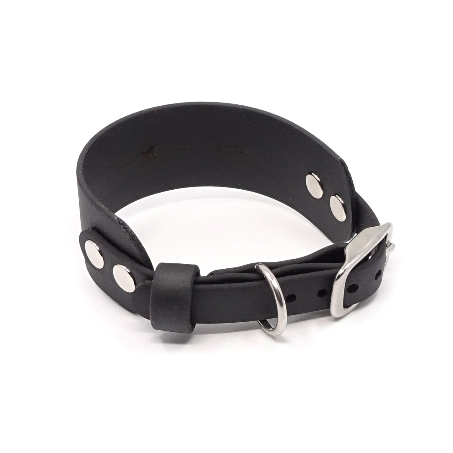 BioThane® Breithalsband für Windhunde - Schwarz