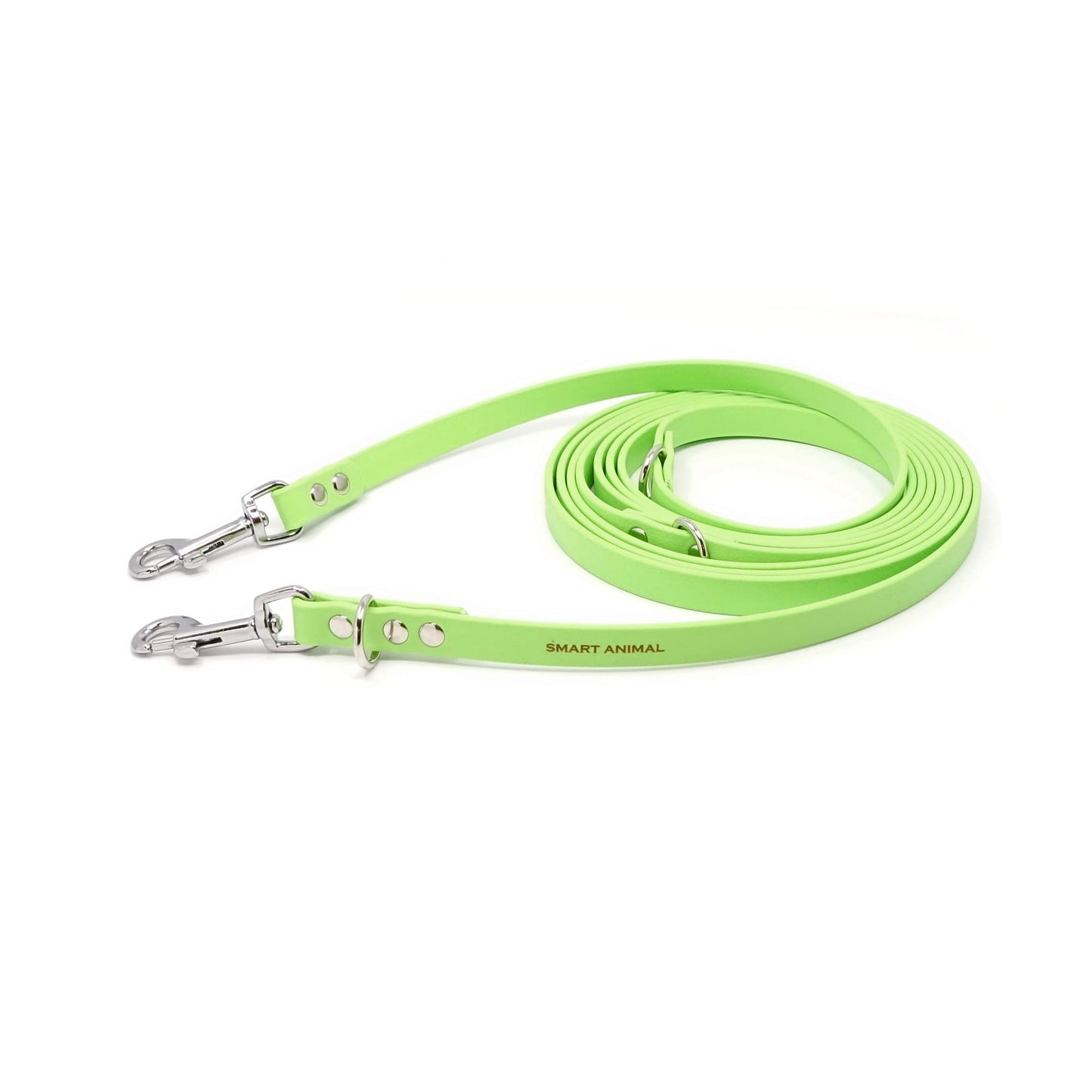 BioThane® Verstell-/Multifunktionsleine - Limette