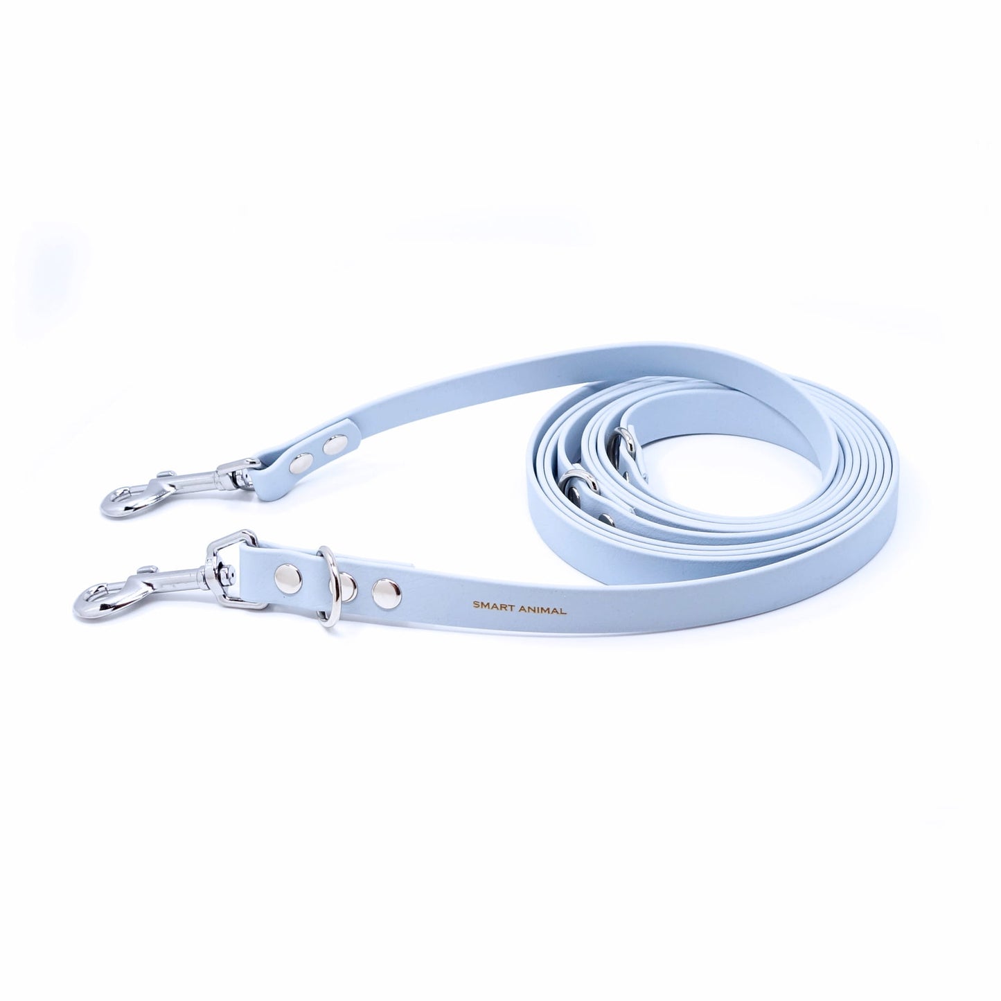 BioThane® Verstell-/Multifunktionsleine - Pastellblau