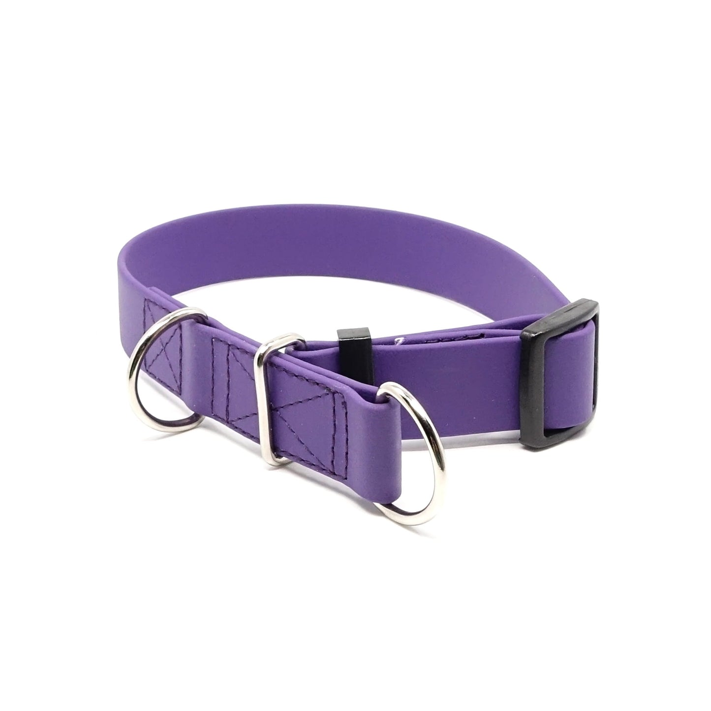 BioThane® Halb-Zugstopp-Halsband - Sport Kollektion - Lila