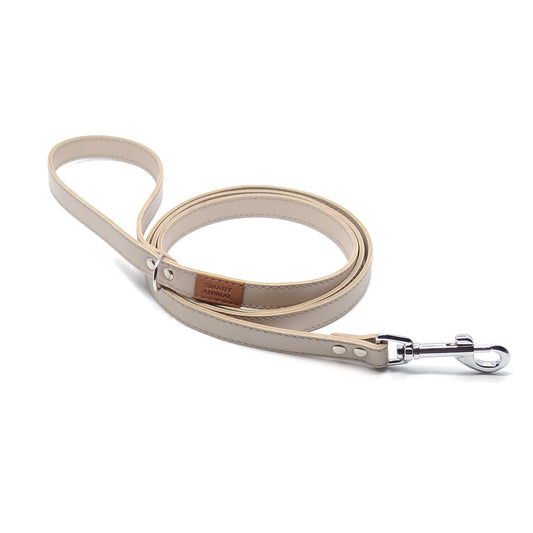 Lederleine, Länge 140 cm - Beige