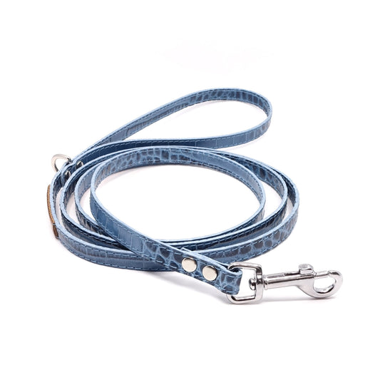 Lederleine, Länge 140 cm - Serie Maritime