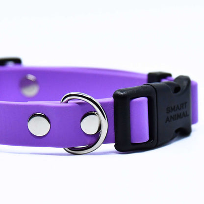 BioThane® Halsband - Sport Kollektion (Klick) - Amethyst