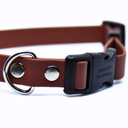BioThane® Halsband - Sport Kollektion (Klick) - Braun