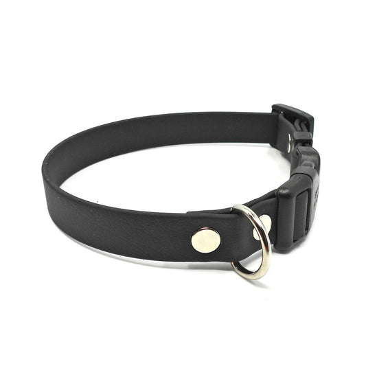 BioThane® Halsband - Sport Kollektion (Klick) - Schwarz