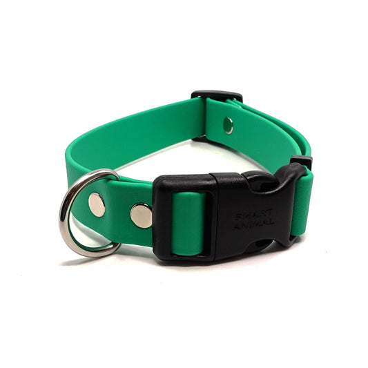 BioThane® Halsband - Sport Kollektion (Klick) - Smaragd