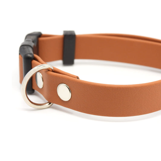 BioThane® Halsband - Sport Kollektion (Klick) - Toffee