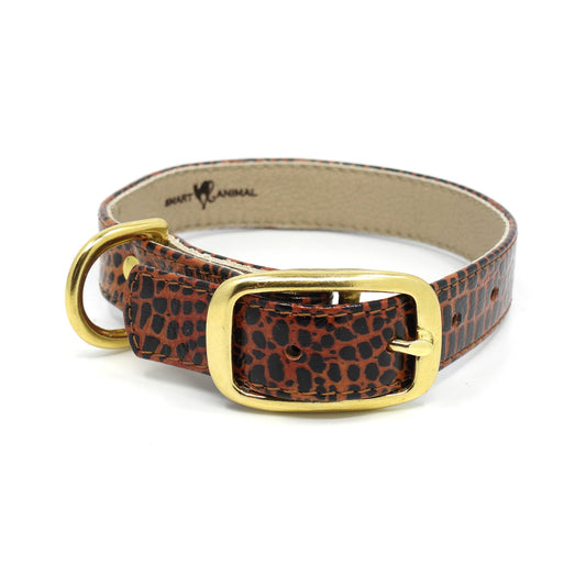 Hundehalsband aus Leder, SMART-Kollektion - Serie Nil