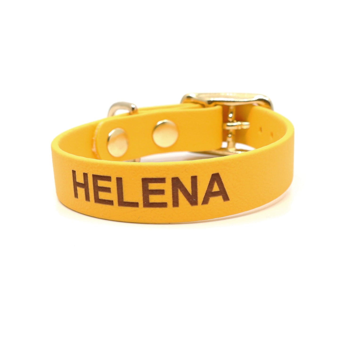 BioThane® Premium-Halsband (Prestige Sport) - Gelb