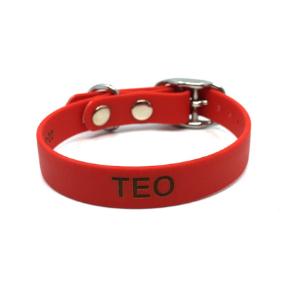 BioThane® Premium-Halsband (Prestige Sport) - Rot