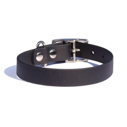 BioThane® Premium-Halsband (Prestige Sport) - Schwarz