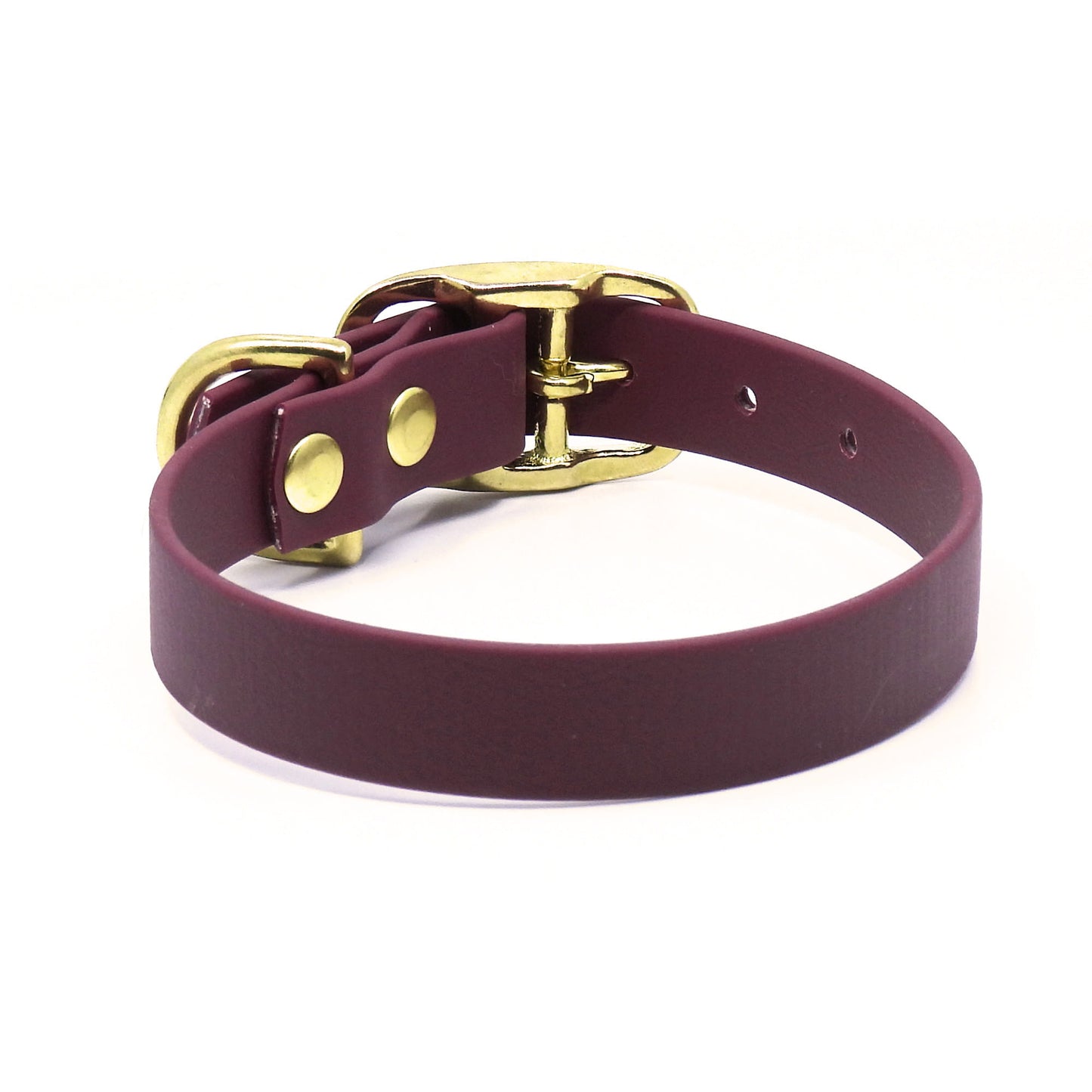 BioThane® Premium-Halsband (Prestige Sport) - Weinfarbe