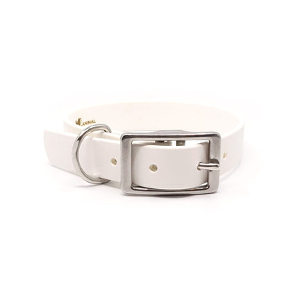 BioThane® Premium-Halsband (Prestige Sport) - Weiß