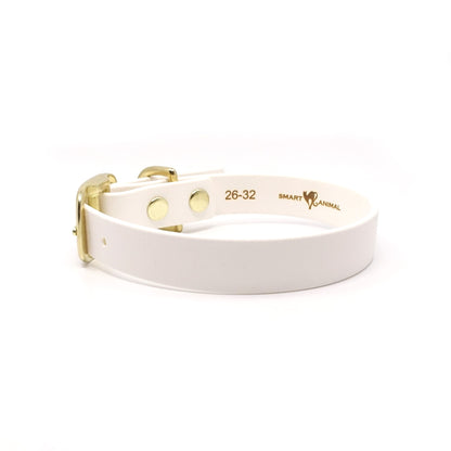BioThane® Premium-Halsband (Prestige Sport) - Weiß