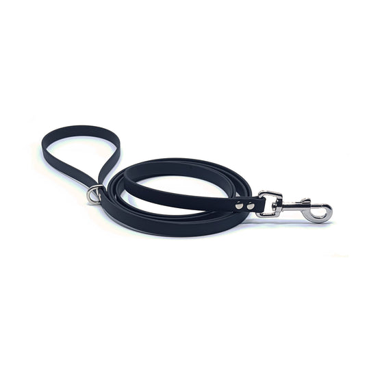 BioThane® Wasserfeste Hundeleine - Schwarz