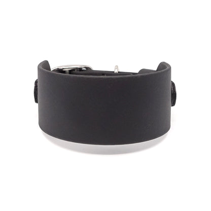 BioThane® Breithalsband für Windhunde - Schwarz