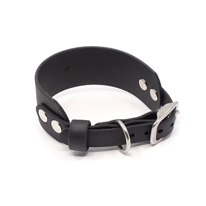 BioThane® Breithalsband für Windhunde - Schwarz