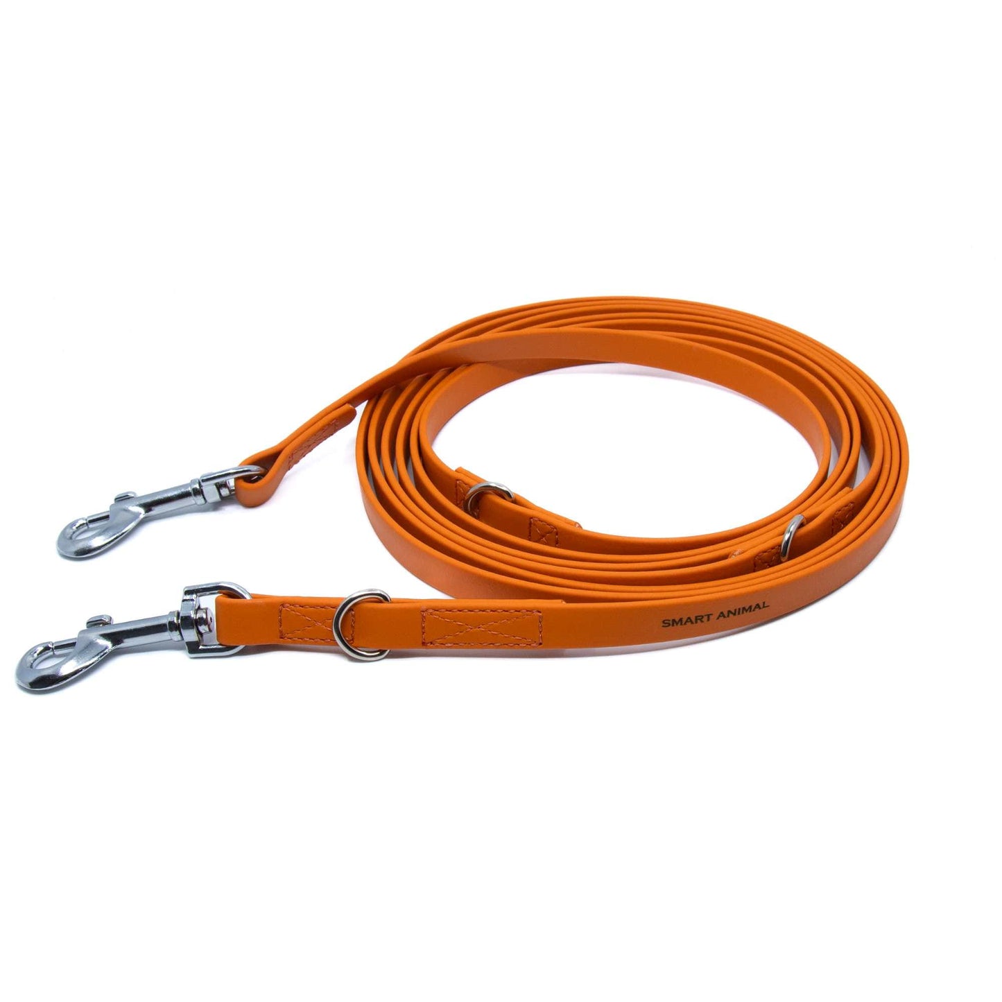 BioThane® Verstell-/Multifunktionsleine - Orange