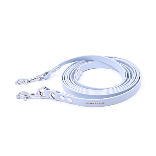 BioThane® Verstell-/Multifunktionsleine - Pastellblau