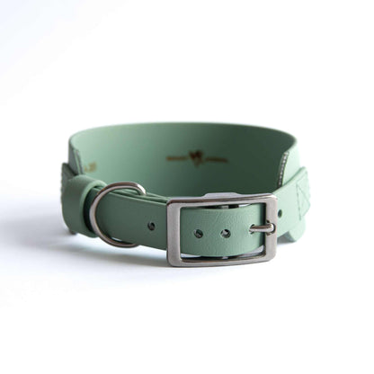 BioThane® Breithalsband für Windhunde (Pomerdane) - Salbei