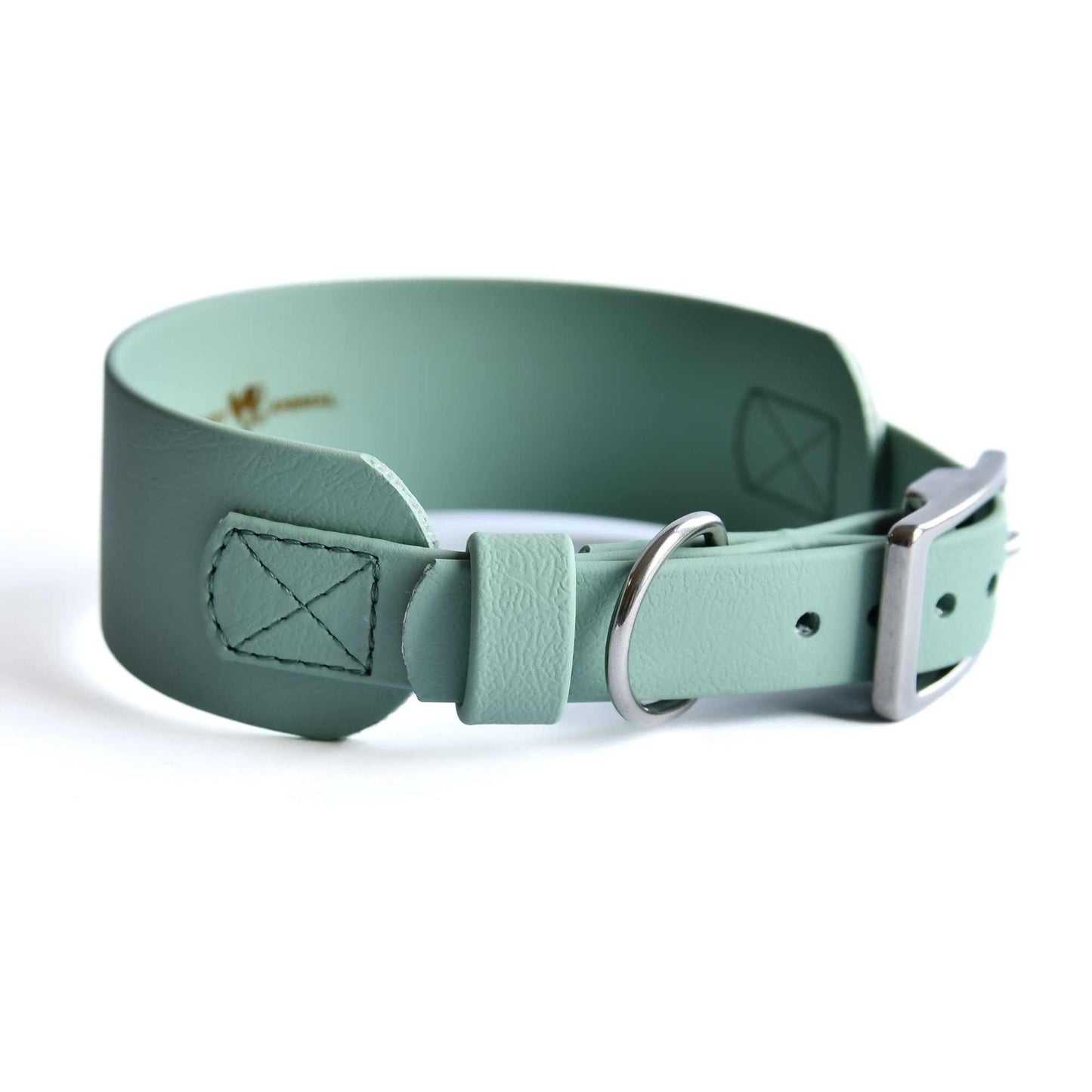 BioThane® Breithalsband für Windhunde (Pomerdane) - Salbei