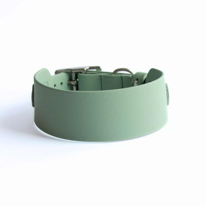 BioThane® Breithalsband für Windhunde (Pomerdane) - Salbei