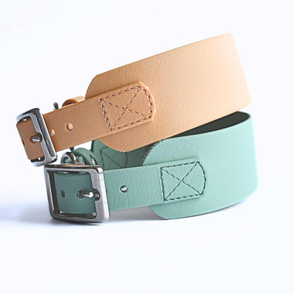 BioThane® Breithalsband für Windhunde (Pomerdane) - Salbei