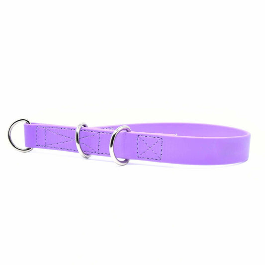 BioThane® Halb-Zugstopp-Halsband - Sport Kollektion - Amethyst