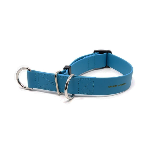 BioThane® Halb-Zugstopp-Halsband - Sport Kollektion - Azurblau